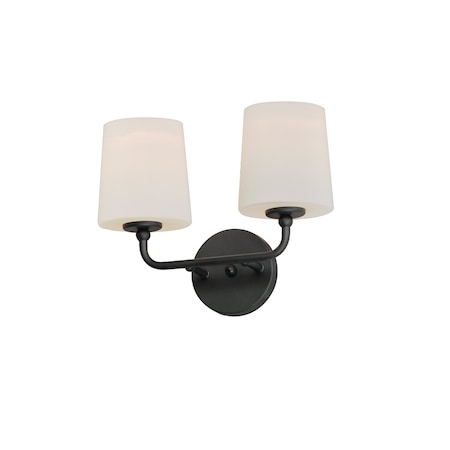 Maxim Lighting Bristol 2-Light Sconce 12092SWBK